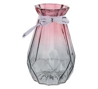 IWOWHERO Glass Vase Decorative Nordic Home Decorations Table Centerpieces with Riband for Wedding Party