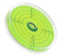 IWOWHERO Graduated Circular Bubble Level Precision Spirit Gauge for Turntable Camper Rv Horizontal Vertical Measuring Acrylic Compact Tool