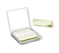 IWOWHERO Green Tea Oil Blotting Sheets for Oily Skin with Mirror and Puff Natural Face Oil Absorbing Paper for Men and Women Instant and Pore Tightening Portable Makeup Blotting Paper for