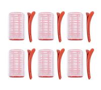 IWOWHERO Hair Curlers Rollers Made of Sturdy Pp and Nylon Material 6pcs with Self Grip Clips for Easy Styling and Fixing Bang Hair Suitable for Creating Volume and Fringe Bangs at Home