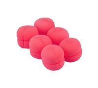 IWOWHERO Hair Rollers Styling Tool 12pcs for Women and Girls Sponge Red Curling Soft Hair Ball with Gentle Curling Effect, for Home Use