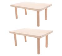 IWOWHERO Hamster Cage Landscape Wooden Platforms 2pcs with Legs for Climbing and Resting Exercise for Small Pets