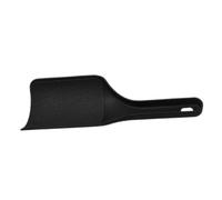 IWOWHERO Handheld Pedicure Tool U Shaped Curved Foot File 23Cm Sturdy Reusable Black Foot Scrubber