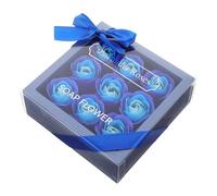 IWOWHERO Handmade Soap Rose Bouquet of 9 Flowers Romantic Flower Soap for Boxed Rose