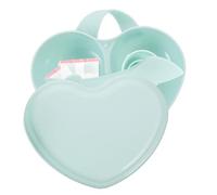 IWOWHERO Heart Shape Facial Mask Mixing Bowl DIY Beauty Mask Stirring Tools Kit with Material Easy to Clean and Hold for Home Salon Skin Care Random Color
