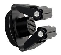 IWOWHERO Heavy-Duty Magnetic Broom and Mop Holder Wall Mounted, No Drilling Space-Saving Tool Organizer with Strong Metal Hooks for Kitchen Garage Utility Room Cleaning Storage