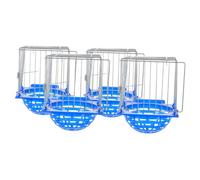 IWOWHERO Hollow Cage Nest for Bird Breeding Hand-woven Straw Bird's Nest Nesting Bowl for Cockatiel Parrot Finches