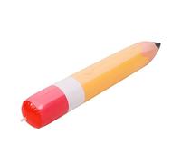 IWOWHERO Inflatable Pencil Decoration Pencil Inflatable Funny Big Classroom Decoration Pink Large Props Back to School Balloon For Number Balloons LED Air Pvc Orange