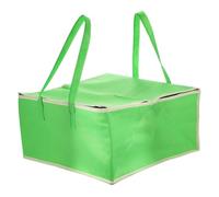 IWOWHERO Insulated Take-Out Bag Thickened Fresh Preservation Lunch Storage Pouch with Creative Wide Opening for Hot Food Heat Retention and Easy Access Red Thermal Food Carrier for Travel