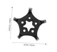IWOWHERO Iron Teapot Stand Holder for Home Use Five-point Star Heat-resistant Teapot Rack Stable and Protective Insulation Base to Prevent Table Damage