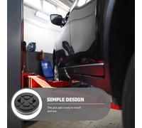 IWOWHERO Jack Pads Black 4pcs Floor Jack for round Rubber Protective Role and Proper Support and Sturdy Lifter Mat for Trailer Workshop