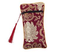 IWOWHERO Jewelry Bag Brocade Rectangular Pouch for Bible Small Storage and Buddhist Textile