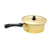 IWOWHERO Korean Noodle Pot Fast Heating Cooking Pot Lid Nonstick Aluminum Skillet for Soups Noodles for Kitchen Outdoor Use