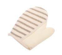 IWOWHERO Linen Exfoliating Glove for Body Deep Clean Shower Supply Comfortable Bath Mitten for Dead Skin Removal Gentle Scrubber Suitable for All Skin Types Easy to Use and Clean