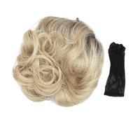 IWOWHERO Long Wig Bangs European Style Hair Wig Daily Party Long Wavy Synthetic Lace Front for Women