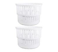 IWOWHERO Machine Mini Efficient, Drainage with Washing Portable for 2pcs Foldable Plastic Spin Dryer Basket Replacement Washer and Widely Compatible Home Use Rvs