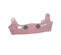 IWOWHERO Magenta Face Sculpting Band Chin Lifting Mask for Women Reusable V-shaped Facial Contouring Belt Tightens Sagging Skin Reduces Wrinkles Firming for Home and Office Use