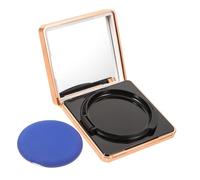 IWOWHERO Magnetic Cushion Foundation Container with Mirror and Puff Portable Empty Cream Case for DIY Loose Powder Puff Makeup Plastic Compact for Travel and Daily Use