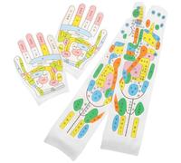 IWOWHERO Massage Glove and Reflexology Five-Toe Socks Set for Men, Acupressure Hand Covers and Footwear, Fatigue Relief Massage Tools for Hand and Foot Therapy