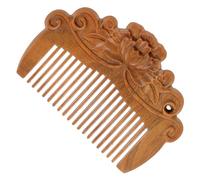 IWOWHERO Massage Static Scalp for Healthy Hair Care Handmade Relief Design for Adults Decorative Mini Peony Pattern