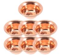 IWOWHERO Meditation Bowl Set 7pcs Copper Tibetan Style Offering Cups for Buddhist Events and Tibetan Lovers