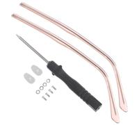 IWOWHERO Metal Eyeglasses Replacement Temples Arms Legs 1 Pair Universal Wear-resistant and Sturdy Sheet Material Stylish Simple Design, for Eyewear Repair and Replacement