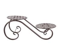 IWOWHERO Metal Planter Stand Indoor Display Rack Flower Pot Holder for Balcony Bedroom Study Stable Plant Pot Stand