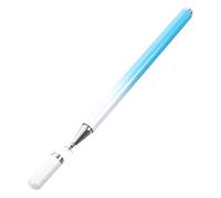 IWOWHERO Metal Stylus Pen and Smartphone Capacitive Stylus for Touch Screens, Macaron Gradient Color Handwriting and Drawing Pen, Compatible with Tablets and Phones, Painted White to Blue