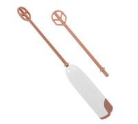 IWOWHERO Mini Electric Handheld Milk Powder Mixer with Extended Handle Portable Battery-Powered Drink Stirrer for Formula and Beverage Mixing Compact Lightweight Kitchen Tool Go Use Warm