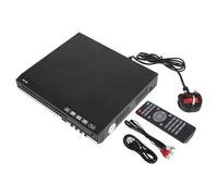IWOWHERO Mini Home DVD Player High-Resolution CD Player 229 UK Plug for Family TV Use Multi-Format Support AC100-240V