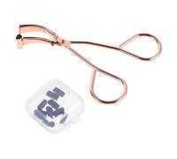 IWOWHERO Mini Partial Lash Curler with Refill Pads, Compact Precision Eyelash Curler for-The-Go Use and Detailed Eye Makeup