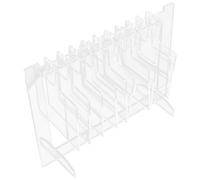 IWOWHERO Nail Art Display Board Acrylic False Nail Tips Holder Portable Reusable Salon Organizer Lightweight Chic for Manicure Artists