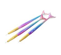 IWOWHERO Nail Art Line Pen Set Mermaid Design Nail Decorations for Shading Dotting Tools