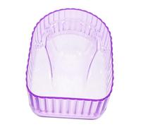IWOWHERO Nail Soaking Bowl Elegant Purple Manicure Bowl for Soak off Nail Polish Cuticle Softening Durable and Easy to Clean and Salon Use