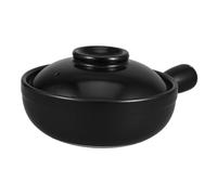 IWOWHERO Natural Clay Casserole Pot with Lid Heat Resistant Japanese Donabe for Soup Stew Even Heat Distribution Cooking Pot for Gas Stove Multipurpose Healthy Kitchen Essential