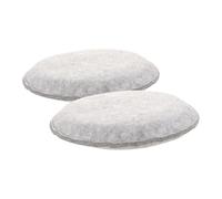 IWOWHERO Needle Felting with Fixing Strips 2pcs Chair Cushions Made of Sturdy Felt Supple and Practical Pads for Comfortable Seating for Office Chairs and Car Seats