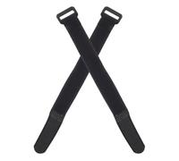 IWOWHERO No Crow Rooster Collar Adjustable Nylon Chicken Anti Crow Neckband for Poultry 2pcs Rooster Collar Reduces Noise, Black Suitable for Farm Use