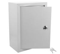 IWOWHERO Outdoor Weatherproof Metal Breaker Box 300x400x160mm Wall-Mounted Electrical Junction Enclosure Splashproof Protection for Electrical Project