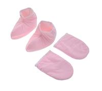 IWOWHERO Paraffin Wax Gloves Exfoliating Bath Mitts Heated Hand Therapy Mitts Insulated Spa Gloves Set of 2