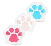IWOWHERO Paw Print Stamp Adorable Cat Claw Makeup Puffs 3pcs Powder Pads Non-slip Design for Skin Types for Foundation Application Cat Accessories