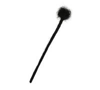 IWOWHERO Permanent Human Hair Loc Extensions Black Dreadlock Extension for Men and Women Lightweight Comfortable Dread Locs for Hip Hop Style and Daily Wear