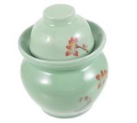 IWOWHERO Pickle Jar Storage Pickle Container Large Fermenting Pickling Jars Kimchi Small Clay Large Ceramics