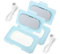 IWOWHERO Portable Baby Wipe Warmer Heater Wet Tissue Warmer for Diaper Changing Compact Design for Home The-go