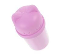 IWOWHERO Portable Double-Layer Toothbrush Travel Case with Cute Cat Mouthwash Cup Space-Saving Plastic Holder for Toothbrush Toothpaste and Rinse for Outdoor Trips and Business Travel