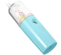 IWOWHERO Portable Facial Steamer Mini Face Steamer for Deep Cleaning and Hydrating Skin USB Rechargeable Handheld Facial Mister with Floral Design for Home Beauty Care and Moisturizing