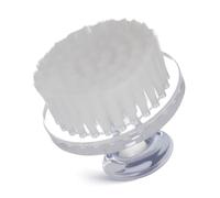 IWOWHERO Portable Handheld Facial Cleaning Brush with Lid Soft Bristles Exfoliating Face Wash Scrubber for Deep Pore Cleansing and Gentle Skin Massage White Multi-function Skin Brush for