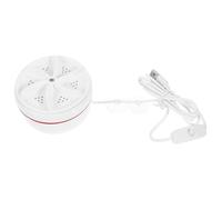 IWOWHERO Portable Mini USB Clothes Washer Turbo Washing Machine for Travel Dorm Home High Torque Fast Cleaning Small Laundry Machine Compatible with USB Power Banks