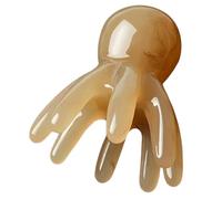 IWOWHERO Portable Scalp Gua Sha Comb Eight-Claw Design Resin Octopus Head Massager Head Massage Tools Gentle on Hair Types Compact and Relaxing for Travel and Business Trips