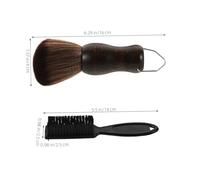 IWOWHERO Practical Hair Cleaning Brush with Soft Bristles Ergonomic Handle for Men Beard Grooming and Shredded Hair Removal Suitable for Barbershops and Personal Use
