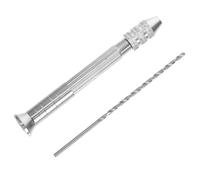 IWOWHERO Precision Mini Hand Drill Set for Candle Making with Metal Pin Vise, Micro Drill Bits for Manual DIY Crafts, Jewelry, Wood, and Resin Model Assembly